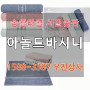 아놀드바시니 수건 인디40