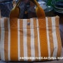 Hermes Canvas Tote Bag