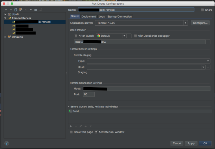 java 서버 원격 디버깅 with IntelliJ : 네이버 블로그