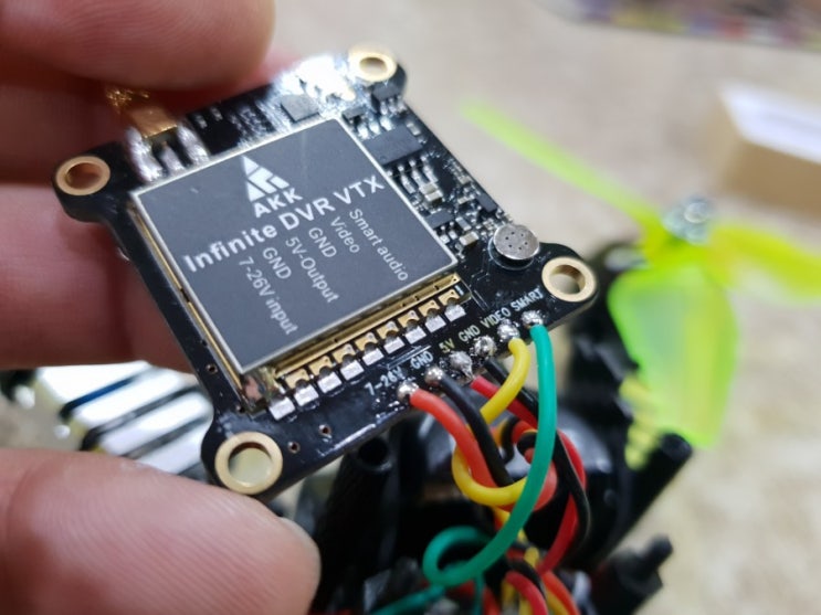 AKK Infinite DVR VTX... FLYWIN 220에 재작업 2♡^^♡ 네이버 블로그