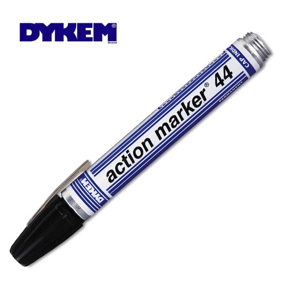 [DYKEM] 다이켐 철판용 마커ACTION MARKER 44 #44003 BLACK 12EA indmall 인드몰 msds ...