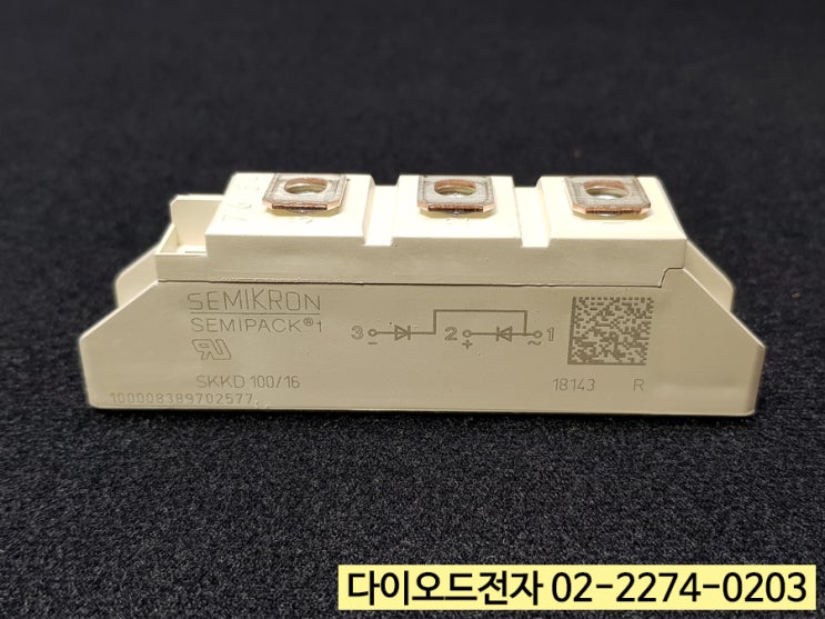 Module Thyristor / Diode SKKD100/16 Semi-Kron - Neuf - 1 Pièce - Pour électronique De Puissance