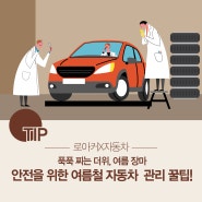 [로아커x자동차] 푹푹 찌는 더위, 여름 장마..안전을 위한 여름철 자동차 관리 꿀팁!