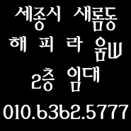 2-2 생활권 / 해피라움W 2층 상가임대 / 새롬동 상가 임대 / 세종시 상가 임대 / 세종시 식당자리추천 / 세종시 카페자리 추천