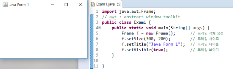 JAVA 자바이야기*52. AWT (Abstract Window Toolkit) : 네이버 블로그
