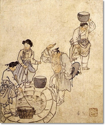 김홍도의 풍속화 