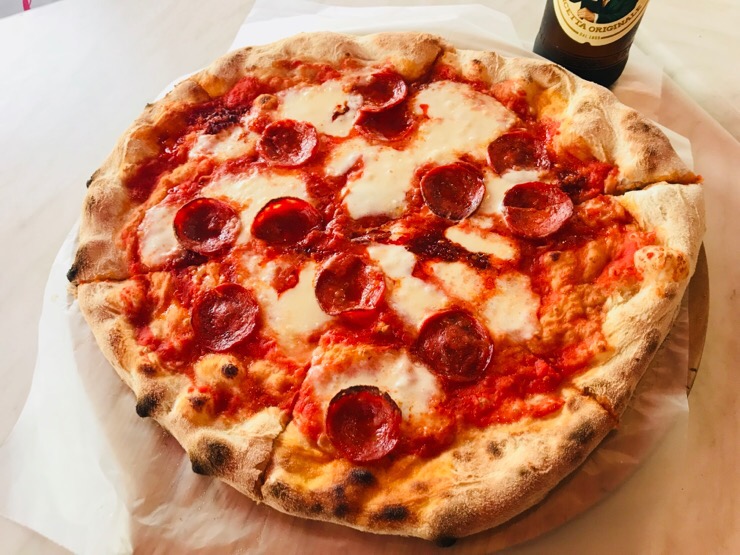 Cecina “Pizzeria L’angolo della Pizza” / Pizza Calabrese(칼라브레제 핏자