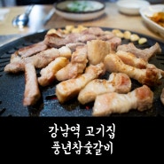 강남역 고기집 :: 풍년참숯갈비 : 육질좋고 가격좋아 회식장소로도 좋음!