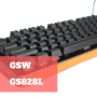 {길산지에스월드} GSW-GS828L 게이밍 기계식 청축 키보드