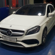 [만스게러지] 벤츠 A45AMG 점화 플러그 + 미션오일 교체 작업