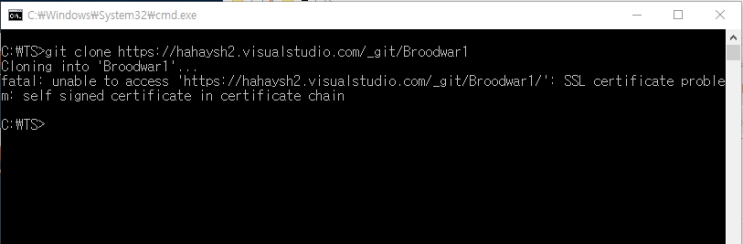 SSL certificate problem: self signed certificate in certificate chain ...