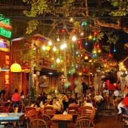 태국 방콕 람부뜨리로드 낮과 밤, 카오산 타이마사지