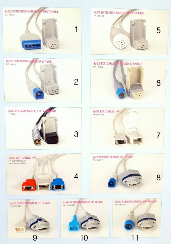 SpO2 sensor(산소포화도 센서)/SpO2 Extension Cable(산소포화도 케이블) : 네이버 블로그