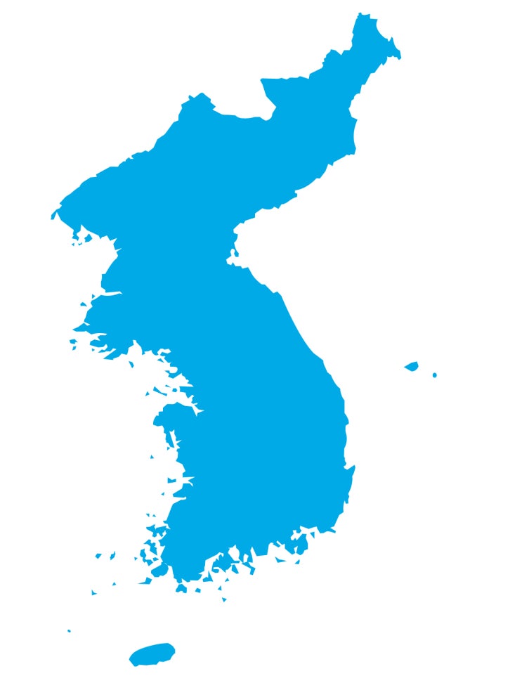 남과 북을 하나로 울릉도 독도 표시 한반도기 지도 한반도 지도 네이버 블로그