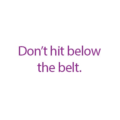 스포츠영어표현 145 - 반칙하다 hit below the belt : 네이버 블로그
