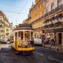 포르투갈 리스본 거리 풍경 (노란 트램)