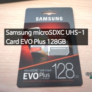 Samsung microSDXC UHS-1 Card EVO Plus 128GB 구매 후기 및 성능비교