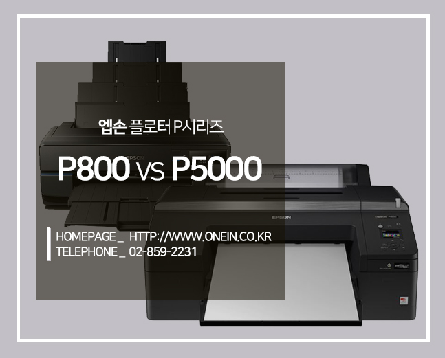 [원인에스앤티 엡손 플로터]P800과 P5000의 비교 : 네이버 블로그