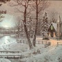토마스 킨케이드(Thomas Kinkade)의 겨울풍경