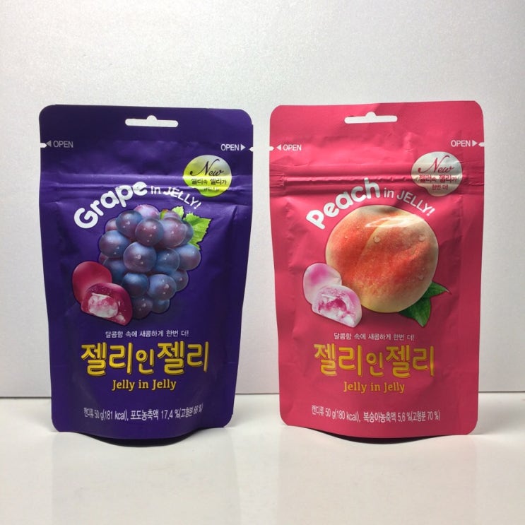 젤리인젤리_복숭아맛, 포도맛 : 네이버 블로그