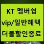 2018 KT 멤버쉽 포인트혜택 ;; 더블할인종료 / vip초이스