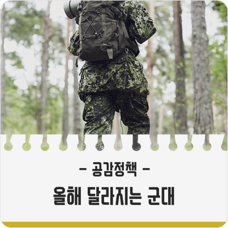 2018년 달라지는 군대 이야기 : 네이버 블로그