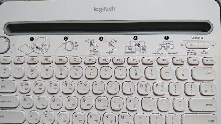 로지텍 블루투스 키보드(logitech keyboard 480)한영변환/카톡사용하기+추가후기 : 네이버 블로그