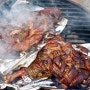 로스트포크 : 멧돼지 고기 훈제구이 집밥