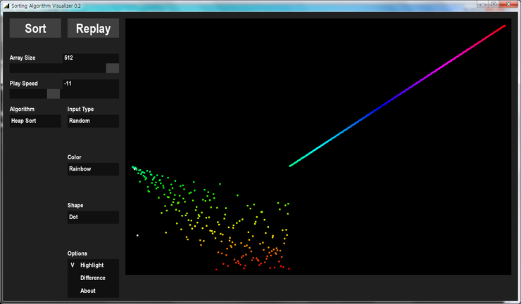 Sorting Algorithm Visualizer 0.2 : 네이버 블로그