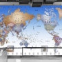 세계지도포인트벽지 모음전.
