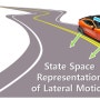 차량 횡방향 동역학 모션 모델의 2 자유도 상태공간 표현 (2-DOF state-space representation of lateral dynamic motion model)