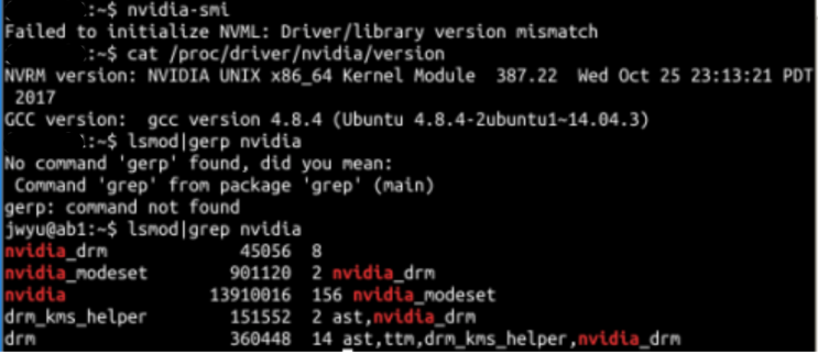 [SOLVED] CUDA Failed to initialize NVML: Driver/library version ...