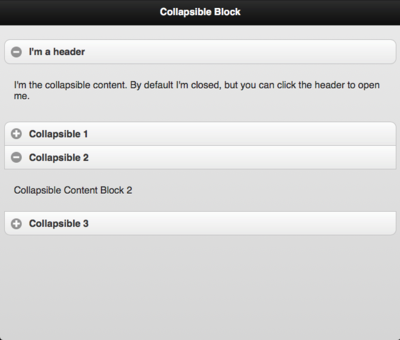 [ jQuery Mobile ] jQuery Mobile의 Collapsible 블록 사용하기. ( 소스 코드 ) : 네이버 블로그