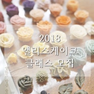 2018 앨리스케이크 클래스 모집 - 특전 안내