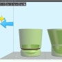 캐리마 DLP 3D프린터_컵 형태의 출력물_1