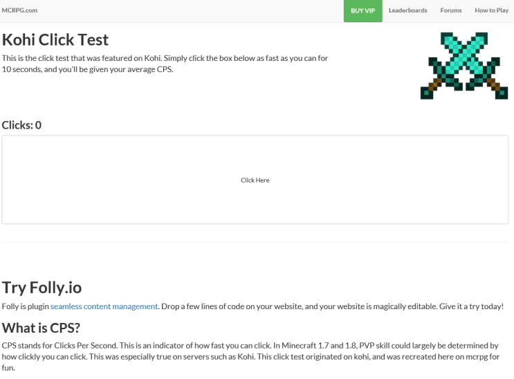 CPS Test - clicks per second by 学成 黄