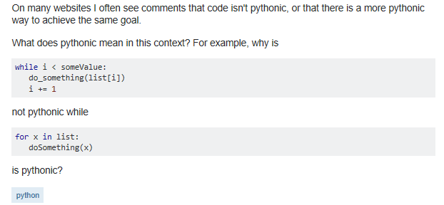 Pythonic Code란 무엇인가... : 네이버 블로그