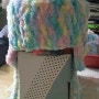 슈퍼베이비 수면실 아기 모자 벙거지모자 손뜨개 뜨개질작품