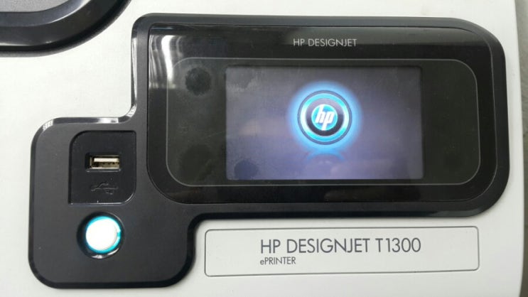 HP DESIGNJET T1300 따다다다 소리와 함께 21.2:13 프린터를 재시작하십시오. SE 86:01 진단!!플로터 ...