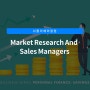 30. Market Research And Sales Managers
