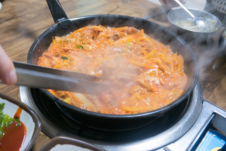 춘천 함지박 후평동 저렴한 백반 맛집 주물럭백반 : 네이버 블로그