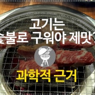 숯불로 구운 고기가 맛있는 이유