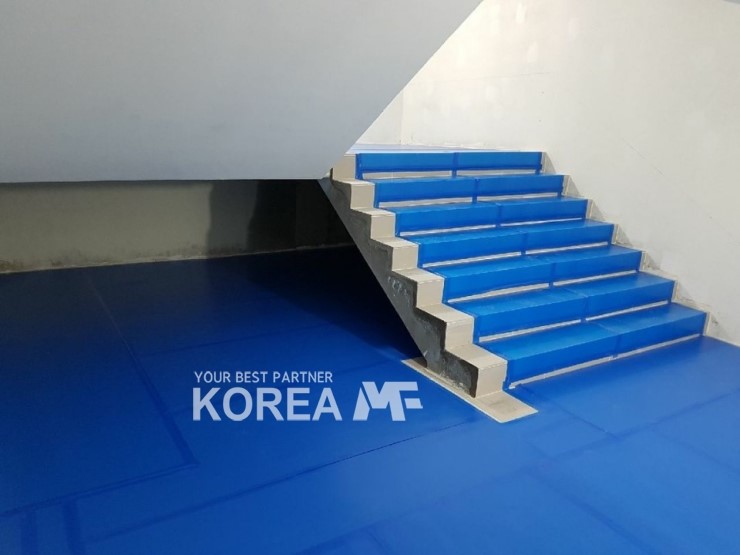 플라스틱각대 계단보양시공 : 네이버 블로그