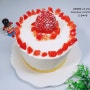 딸기요리,노오븐 베이킹: 딸기 케이크 만들기(노오븐 케이크)