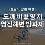 강원도 여행: 강릉 도깨비 촬영지 영진해변 방파제(+ 주문진 홍게,수산시장)