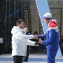 180316 2018 평창동계패럴림픽 바이애슬론 남자 15Km입식 시상식(마스코트수여)