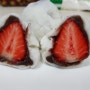 딸기 디저트 4탄 // 모찌모찌 딸기찹쌀떡 - 전자레인지로 이용하는 찹쌀떡