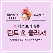 [뷰티피플] 봄에 바르기 좋은 틴트 & 블러셔