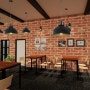 [3D Modeling] 'Cafe Interior' 3D Modeling / Design-2U