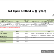 SKT Open Testbed 테스트 통과!